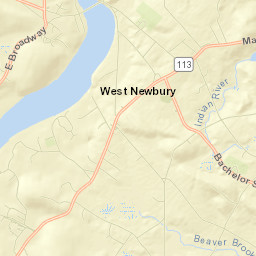 West Newbury Street Map