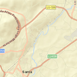 Sarria Street Map