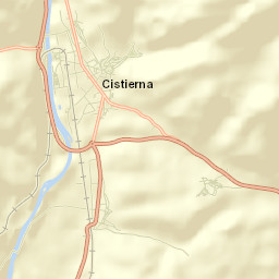 Cistierna Street Map