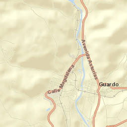 Guardo Street Map