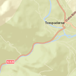 Trespaderne Street Map