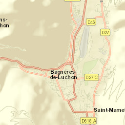 Bagnères-de-Luchon Street Map