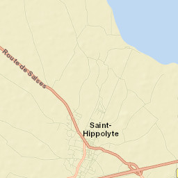 Saint-Hippolyte Street Map