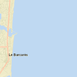 Le Barcarès Street Map