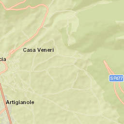 Norcia Street Map