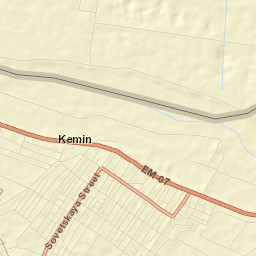 Kemin Street Map