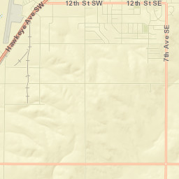 Hawkeye Avenue Southwest, Le Mars, IA Street Map