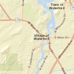 Waterford Street Map