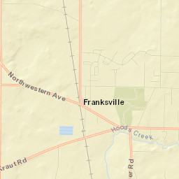 Franksville Street Map