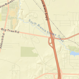 Erie County Street Map