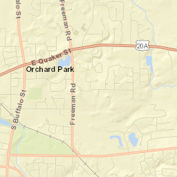 Orchard Park Street Map