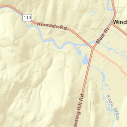 Winchester Street Map