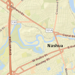Nashua Street Map
