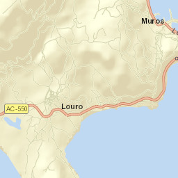 Muros Street Map