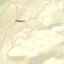 Fabero Street Map
