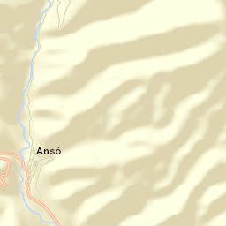 Ansó Street Map
