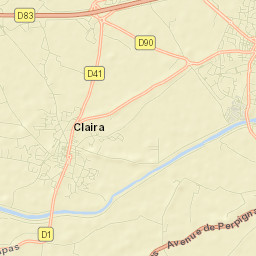 Claira Street Map