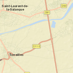 Saint-Laurent-de-la-Salanque Street Map