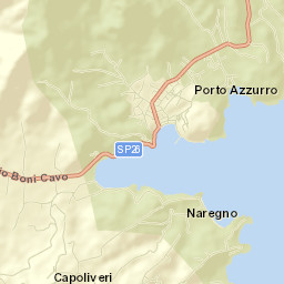 Porto Azzurro Street Map