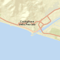 Castiglione della Pescaia Street Map