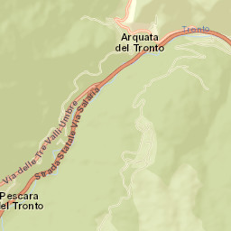 Arquata del Tronto Street Map