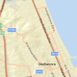 Giulianova Street Map