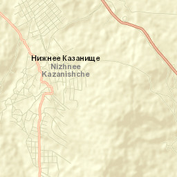 Nizhneye Kazanishche Street Map