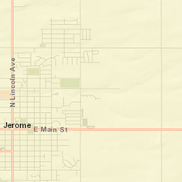 Jerome Street Map