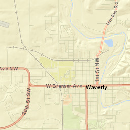 Waverly Street Map