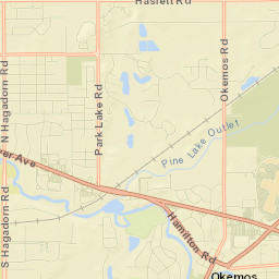 Okemos Street Map