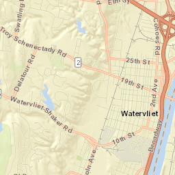 Watervliet Street Map
