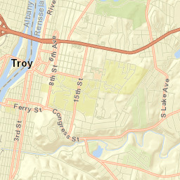 Troy Street Map