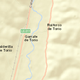 Garrafe de Torío Street Map