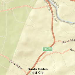 Santa Gadea del Cid Street Map