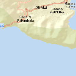 Marina di Campo Street Map