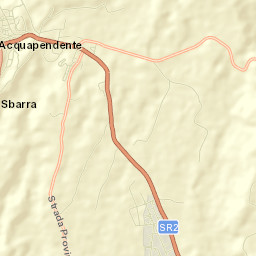 Acquapendente Street Map