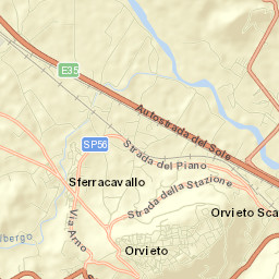 Orvieto Street Map