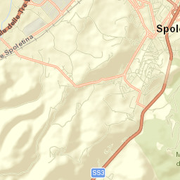 Spoleto Street Map