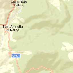 Sant'Anatolia di Narco Street Map