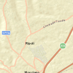Mosciano Sant'Angelo Street Map