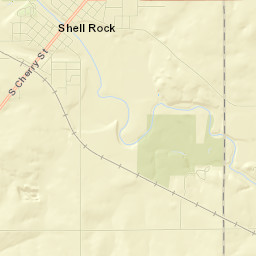 Shell Rock Street Map