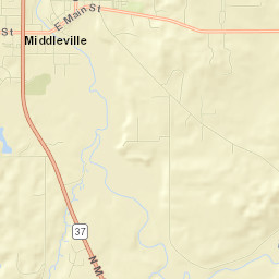 Middleville Street Map