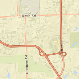 Auburn Hills Street Map