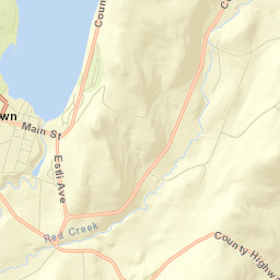 Cooperstown Street Map