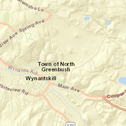 Wynantskill Street Map