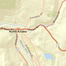 North Adams Street Map