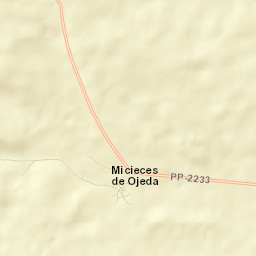Micieces de Ojeda Street Map