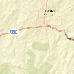 Castel Giorgio Street Map