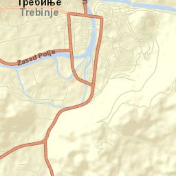 Trebinje Street Map