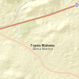 Gorna Malina Street Map